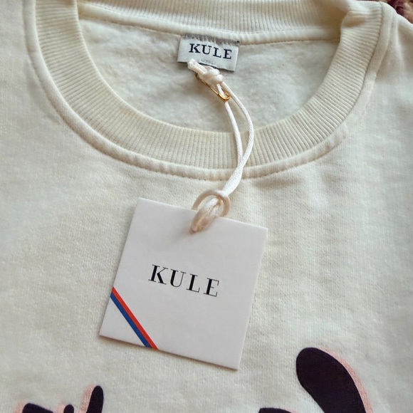 KULE Cream Raleigh O Deer Graphic Sweater - Picture 3 of 5